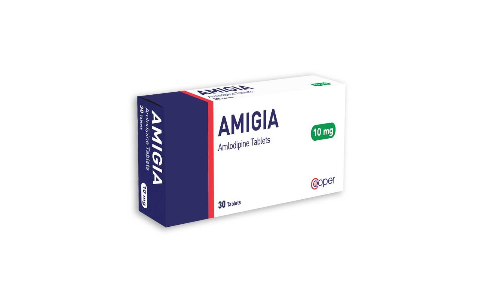 Amlodipine Besylate Tablets USP 5mg/10mg/20mg (AMIGIA)