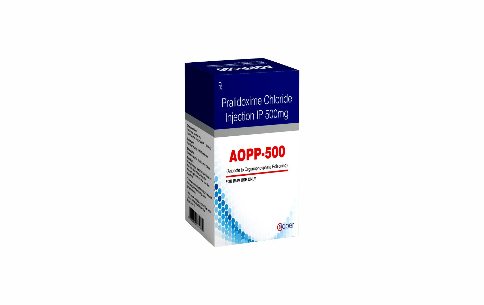 Pralidoxime Chloride Injection IP 500mg (AOPP-500)