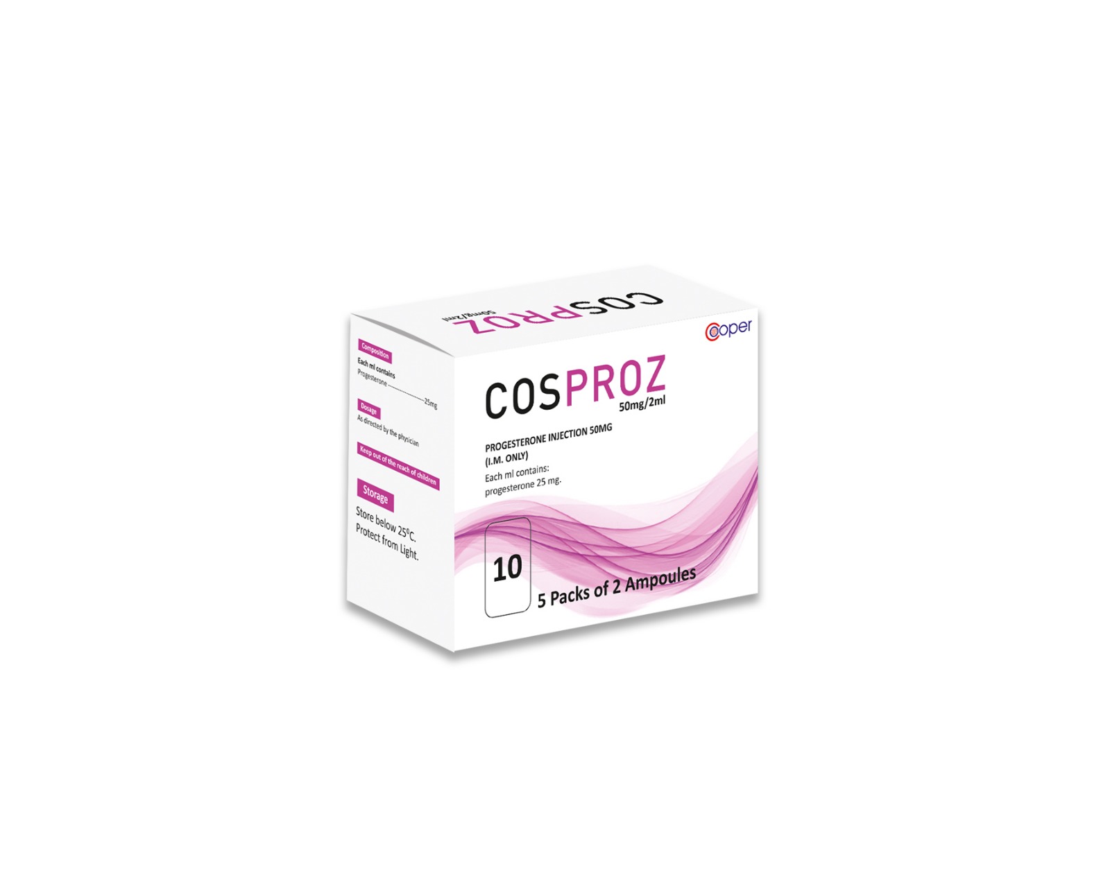 Progesterone Injection 25mg/50mg/ 200mg (COSPROZ)