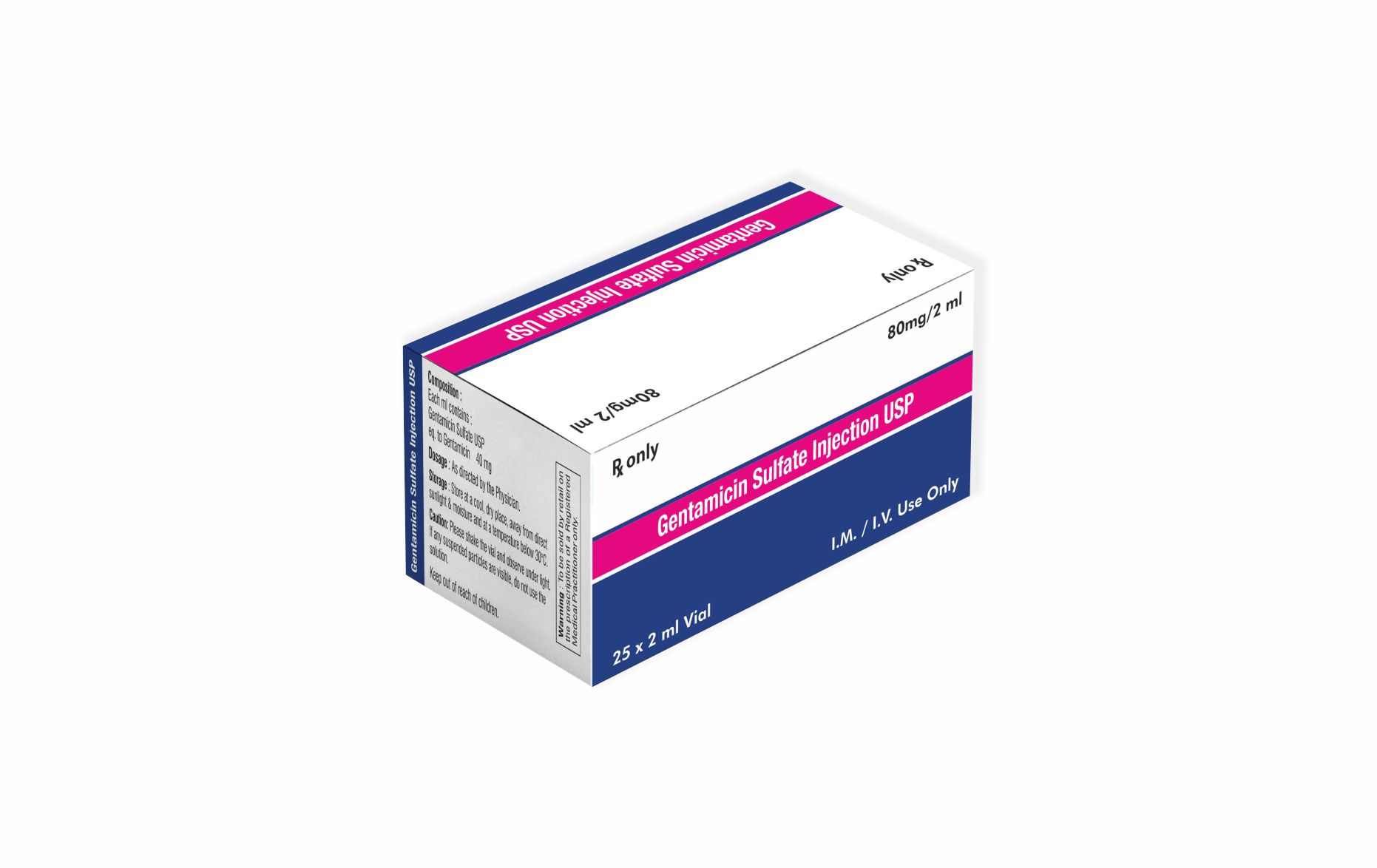 Gentamicin Sulfate 40mg/ 80mg