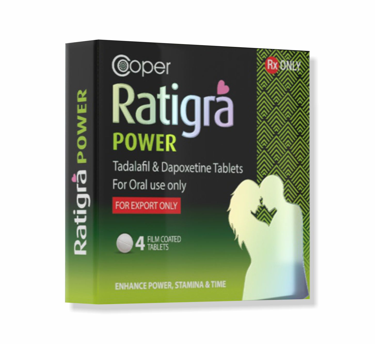 Tadalafil & Dapoxetine Tablet (RATIGRA POWER)