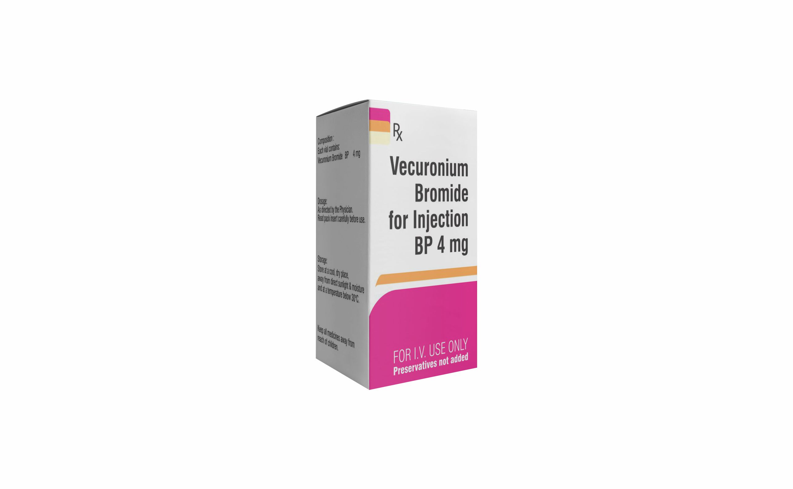 Vecuronium Bromide BP 4mg