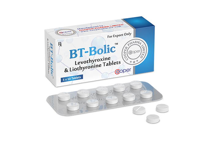 Levothyroxyne 50mcg + Liothyronine 12.5mcg (BTBOLIC)