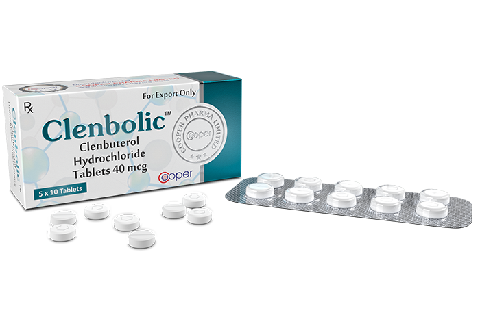 Clenbuterol Hydrochloride Tablet 25mcg/40mcg/60mcg (CLENBOLIC)