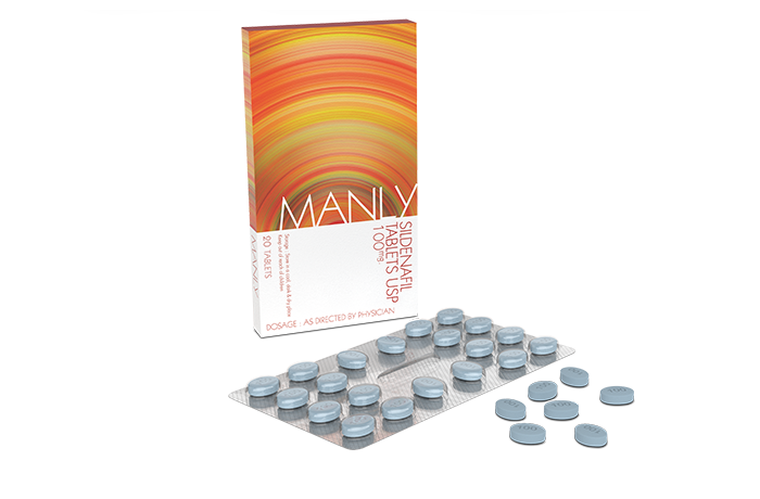 Slidenafil Tablets USP 100mg (MANLY)
