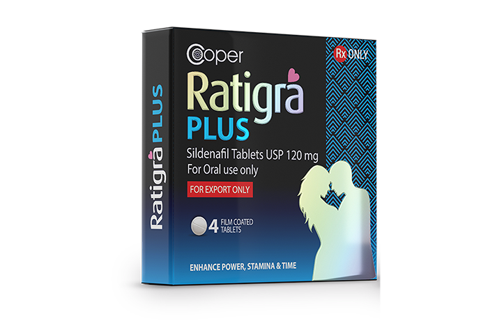Slidenafil Tablets USP 120 mg (RATIGRA PLUS)